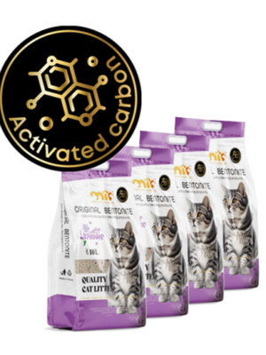 32K CA LV Arena Sanitaria MIP Lavanda 32kg | Bentonita Aglutinante con Carbón Activo